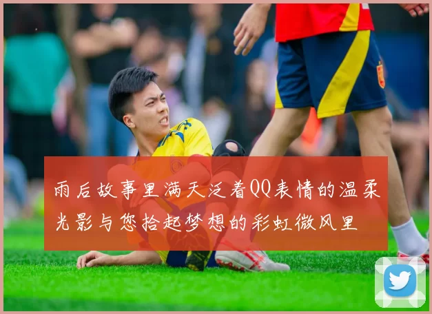 雨后故事里满天泛着QQ表情的温柔光影与您拾起梦想的彩虹微风里